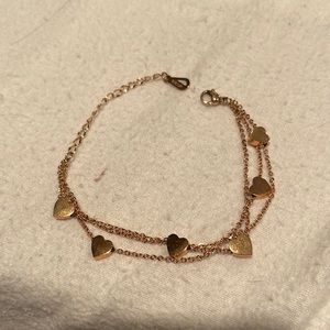 Heart shaped bracelet